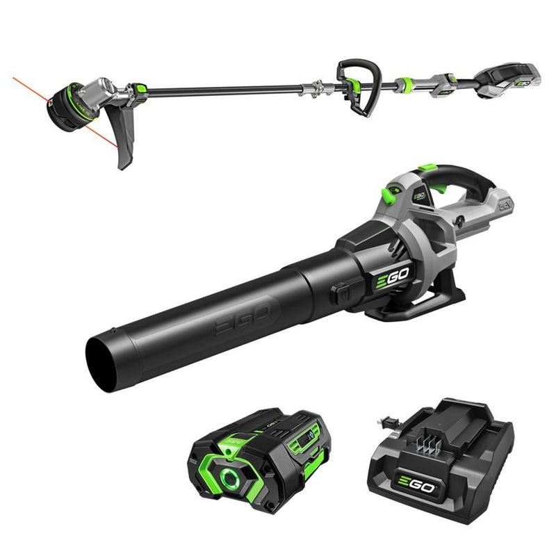 56V 15-in String Trimmer & 530 CFM Leaf Blower Combo Kit, Includes (1) 2.5Ah Battery and (1) 210W Standard Charger, ST1502LB L2366