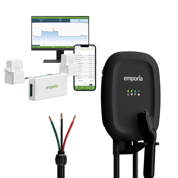48A Wi-Fi Level 2 Hardwired J1772 EV Charger with Load Management W9246