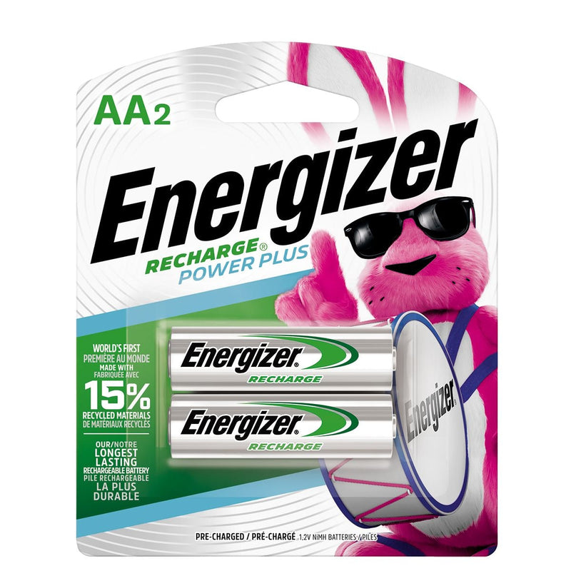 NH15BP-2 2-pk AA 2300 mAh NiMH Rechargeable Batteries, Pre-Charged, All Purpose A0408