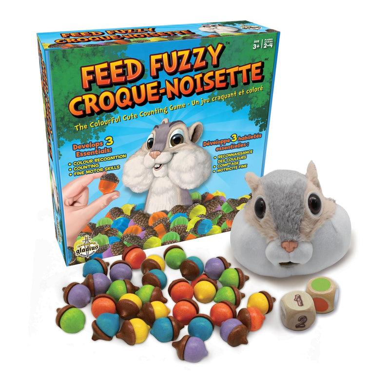 Feed Fuzzy Colourful Counting Game, Bilingual, Ages 3+ L5090
