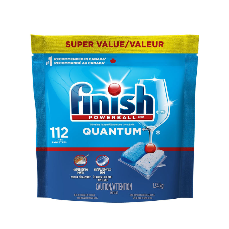 Powerball Quantum Dishwasher Detergent Tabs Super Value Pack, Fresh Scent, 112-pk P3464