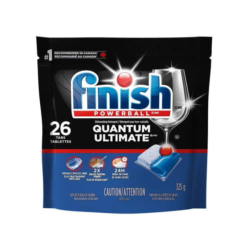 Quantum Ultimate Dishwasher Detergent Tabs, Fresh Scent, 26-pk P2102