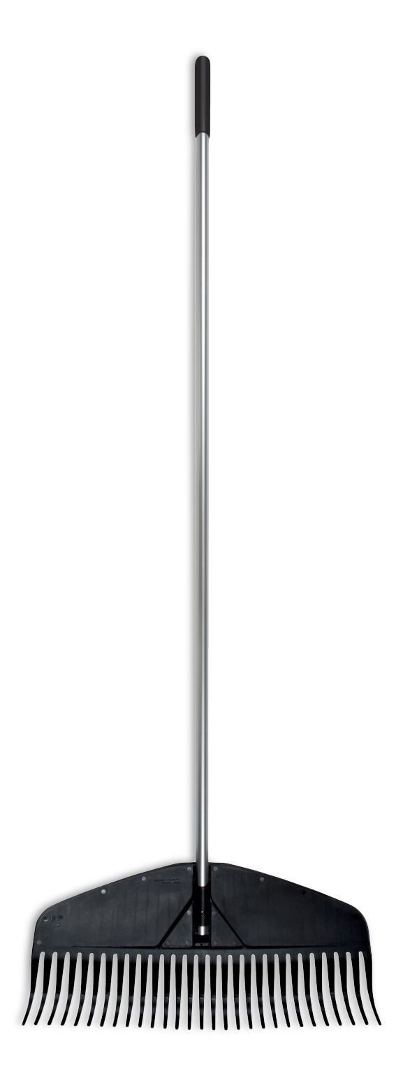 Heavy-Duty Resin Tines Aluminum Leaf Rake, 24-in G9920