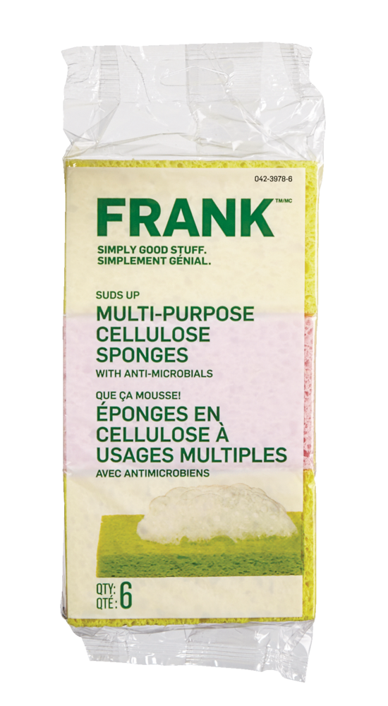 Multi-Purpose Cellulose Sponge, 6-pk B9156