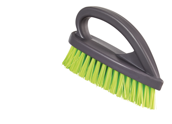 Multi-Purpose Scrub Brush with Angled & Stiff Fibre Bristles Y3475