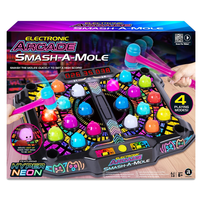 GAME Hyper Neon Series Electronic Arcade for Ages 6+ D9251