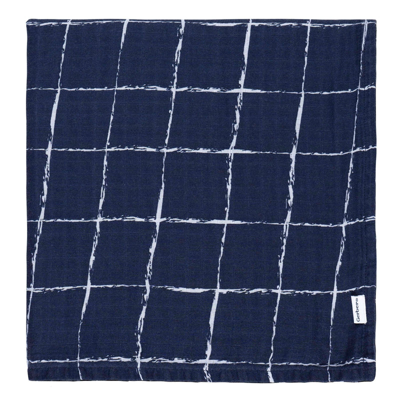 Childrenwear Coastal Calm Soft Cotton Muslin Baby Blanket, 2-pk D8170