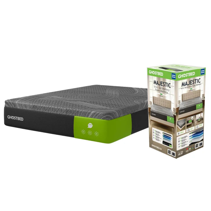 GhostBed Majestic 35.6 cm (14 in.) Mattress with Cooling Gel Memory Foam U5515