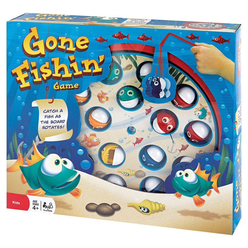 Gone Fishin' Hand-Eye Coordination Game, Multi-Coloured, 2 Players, Ages 4+ C5893
