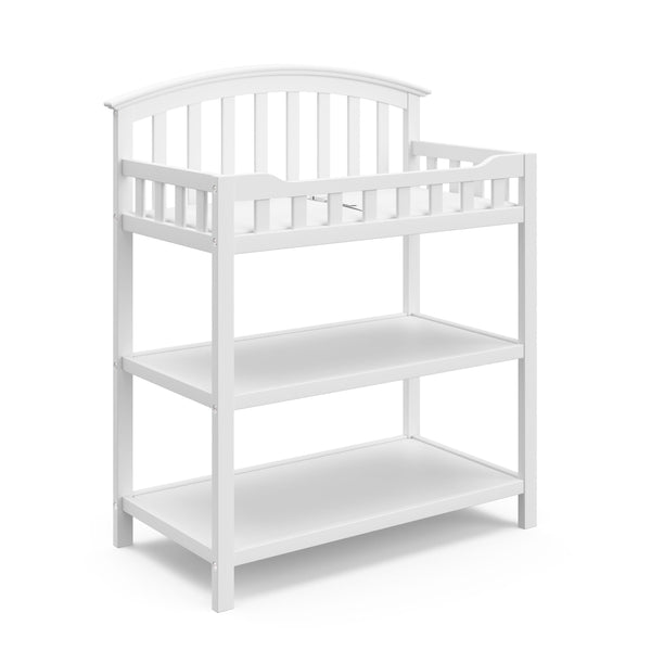 White Changing Table with Water-Resistant Pad O5028