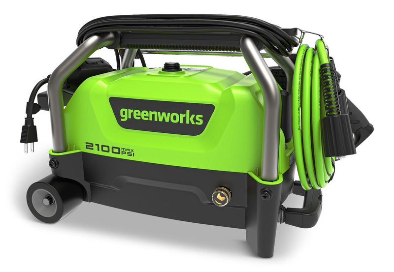 2100PSI 1.2GPM Corded Cold Water Wheeled Electric Pressure Washer with 13Amp Universal Motor Q1960
