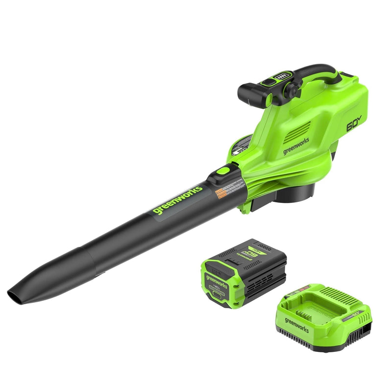 60V 520 CFM/240 MPH Blower Vacuum with 4Ah Battery F9324