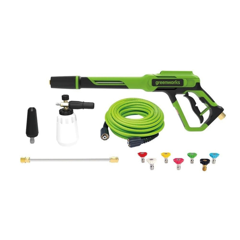 Deluxe Metal Gun & Hose Kit, Includes 7-Piece Nozzle Kit, Turbo Nozzle & Foam Cannon I2862