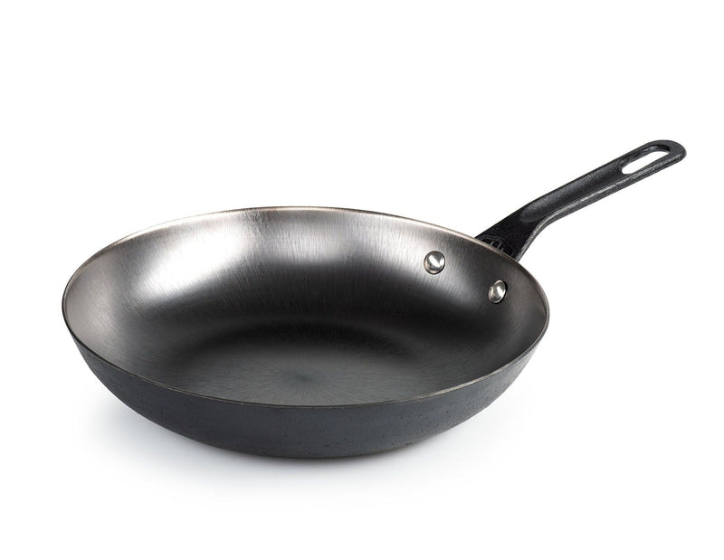 GSI Outdoors Guidecast Cast Iron Outdoor Camping Frying Pan, 10-in, Black P2091