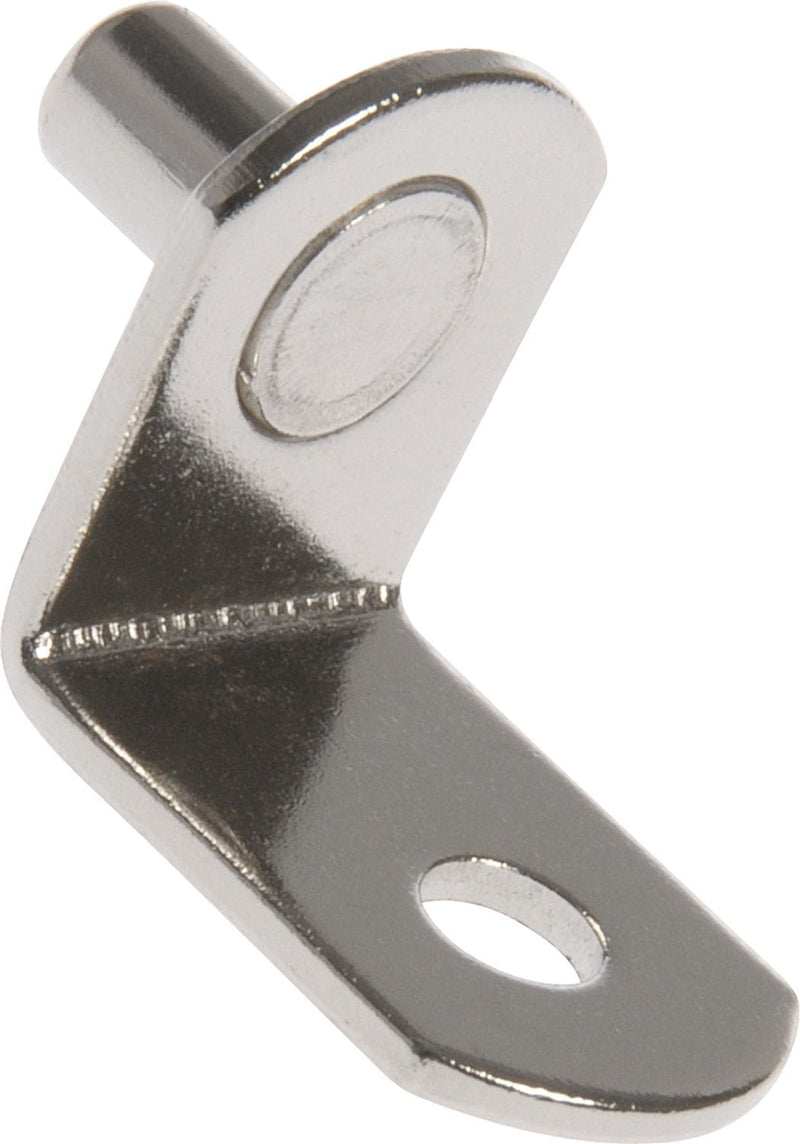 Shelf Support, For Book Shelves, 0.24-in, Nickel B1254