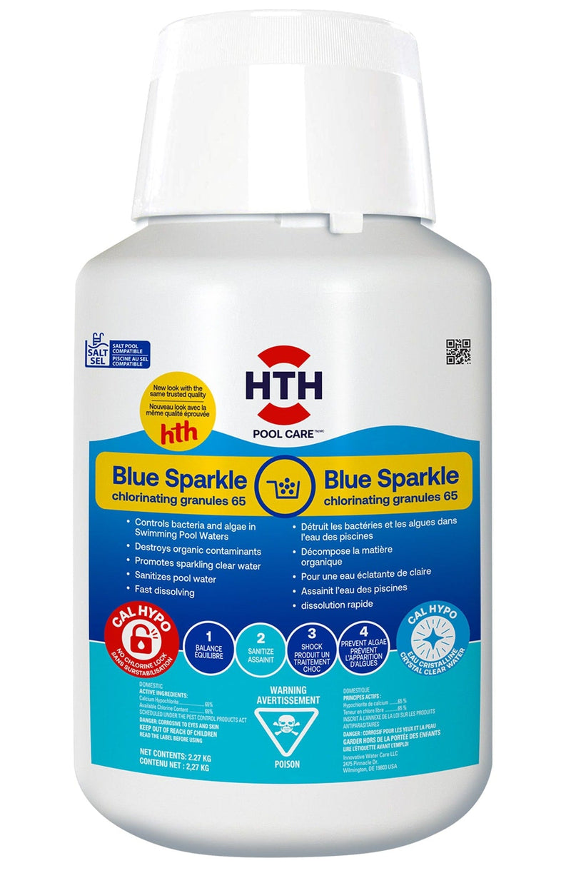 Blue Sparkle 65%, Granular Pool Chlorine, 2.27-kg C2233