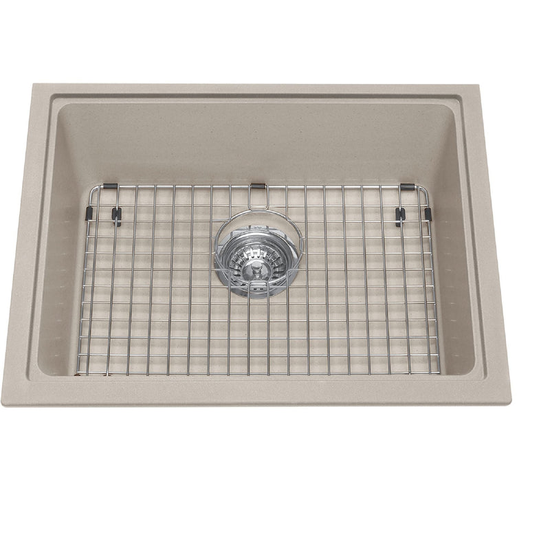 Mythos Kitchen Granite Undermount Single Sink, 23-in X3391