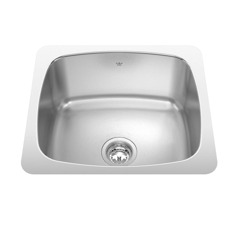 Utility Single Stainless Steel Laundry Sink, 20x18-in U4087