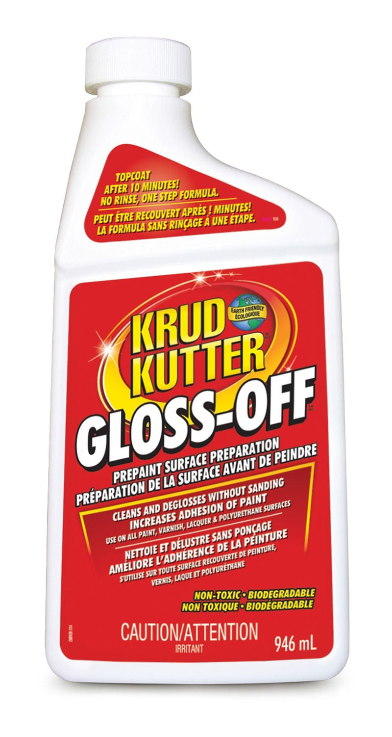Gloss-Off Pre-Paint Surface Preparation, Cleaner & Deglosser Without Sanding, 946-mL S4029