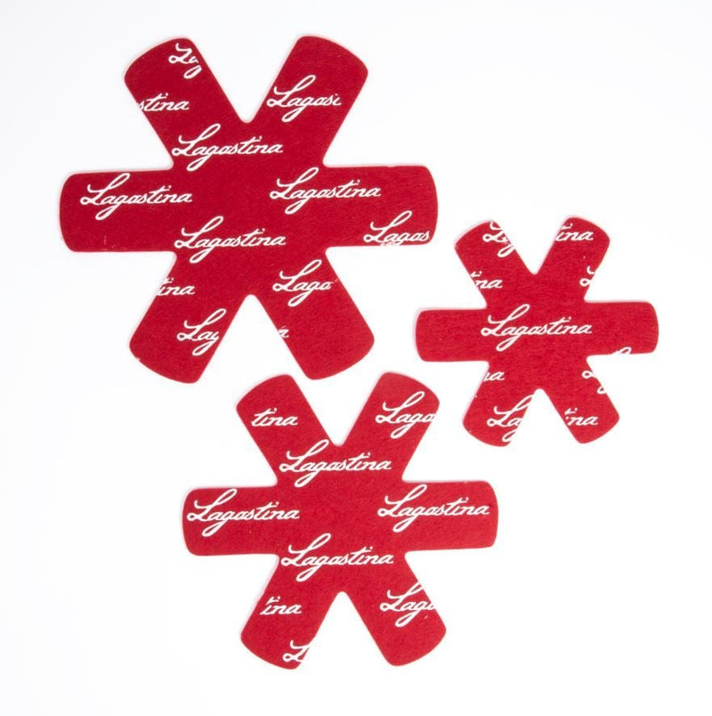 Cookware Protectors for Pots and Pans, 5-pc, Red O3753
