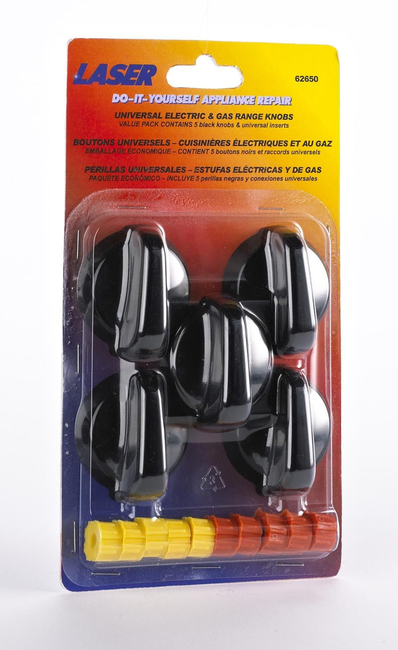 62650/2 Universal Electric/Gas Stove Replacement Dial Kit, Assorted E9026
