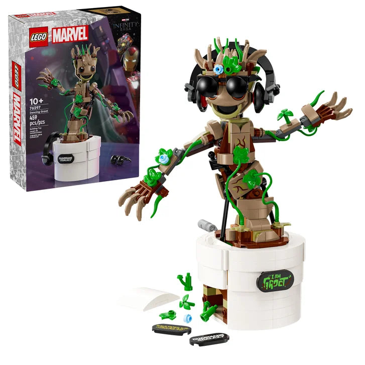 Marvel Dancing Groot, Animated Guardians of the Galaxy Toy 76297 Q3934