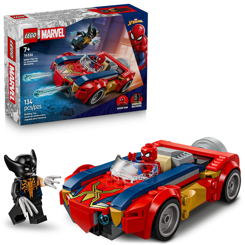 Marvel Car vs. Venomized Wolverine - 76336, 134-pcs, Ages 7+ K8669
