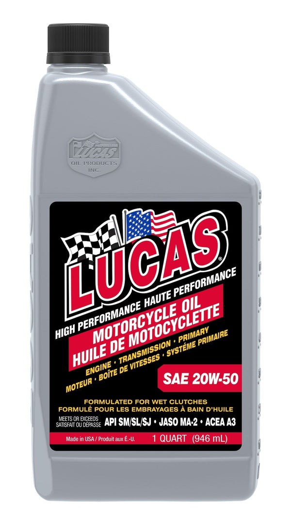 SAE 20W-50 High Performance Motorcycle Oil, 946-mL J9155