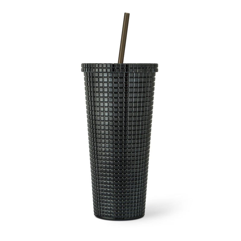 710-mL BPA-Free Iridescent Studded Textured Tumbler Z345