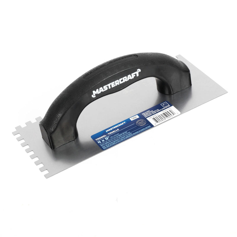 Steel Square-Notch Adhesive Trowel For Ceramic Tile & Flooring K3580