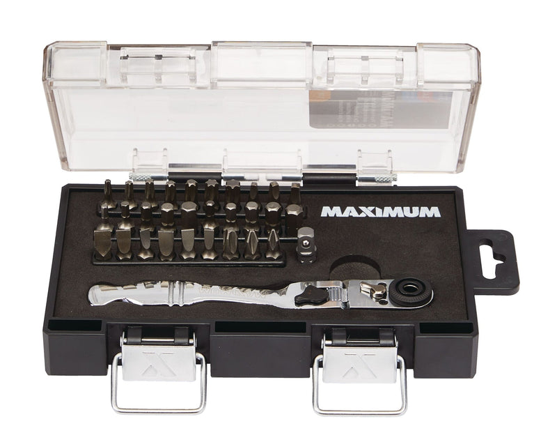 1/4-in Drive Ratchet & Bit Set, 31-pc, SAE/Metric A4359