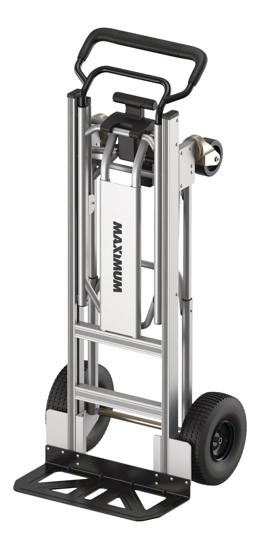 3-in-1 Hybrid Aluminum Hand Truck & Cart, 800 lb & 1000 lb Load Capacity, No Assembly Required