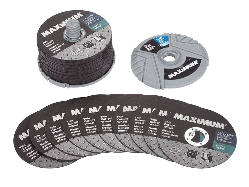 4-1/2-in x 3/64-in Aluminum Oxide Thin Cut off Wheel for Metal, 50-pk V3569