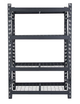 Adjustable 4-Shelf Heavy Duty Steel Metal Storage Rack / Shelving Unit, 48 x 24 x 72-in