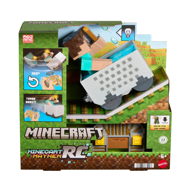 RC Steve with Minecart O0038