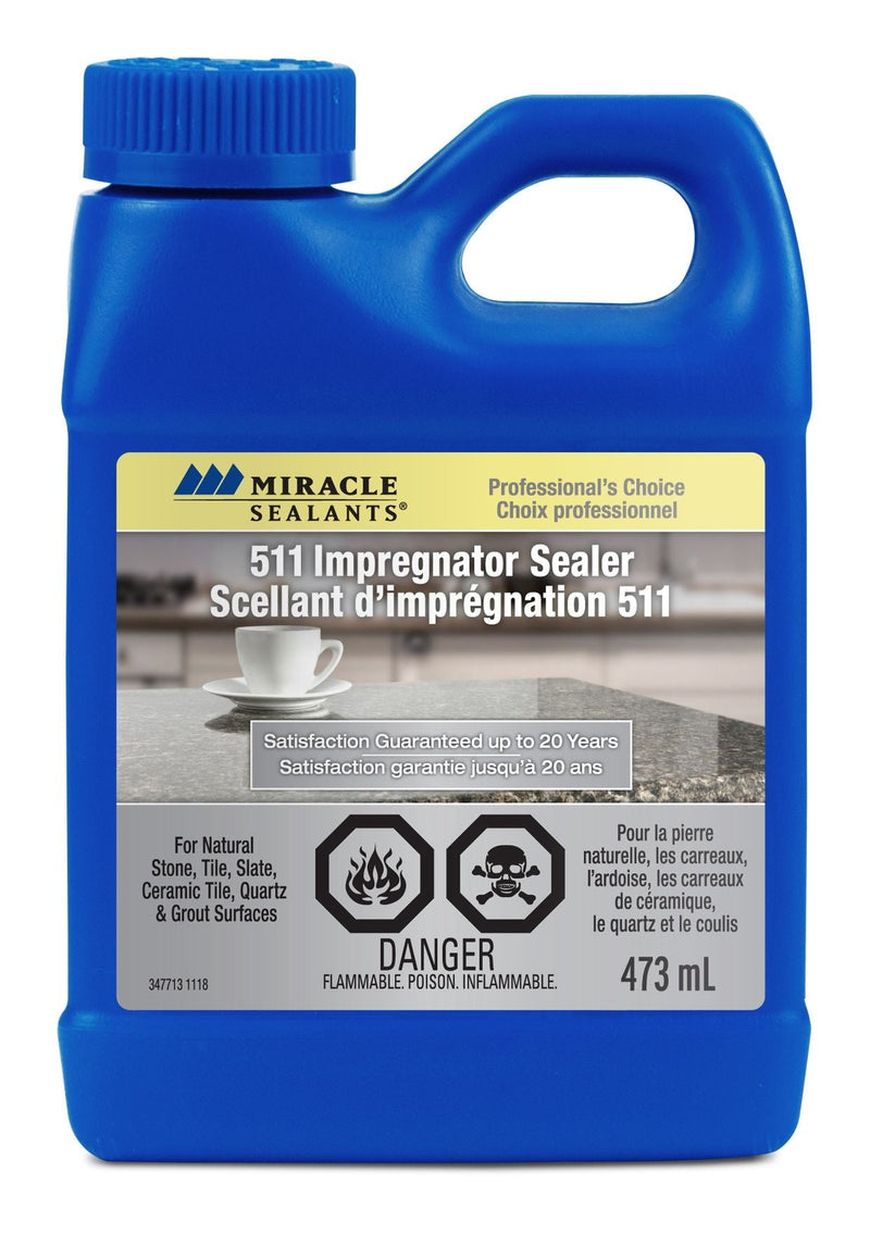 511 Impregnator Sealer For Stone, Ceramic, Quartz, Granite, Clear, 473-mL B7056