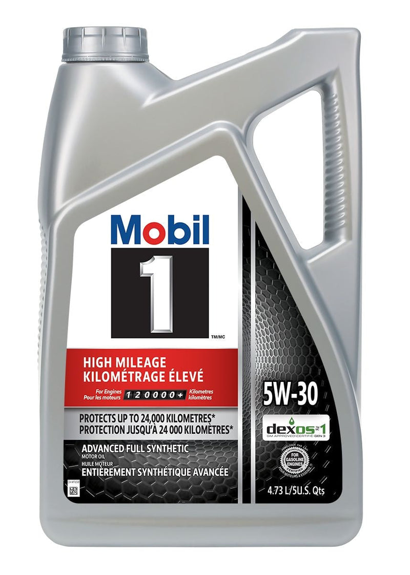 High Mileage 5W30 Synthetic Engine/Motor Oil, 4.73-L M2359