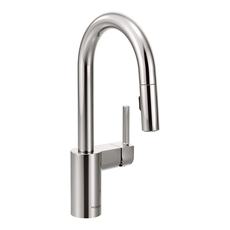 Align Single Handle High Arc Pull Down Sprayer Kitchen Faucet with Power Clean, Chrome X1780