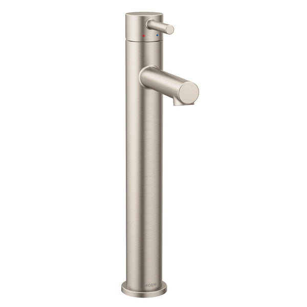 Align Single Handle High Arc Single Hole Bathroom Sink Faucet, WaterSense Certified, Brushed Nickel C9365