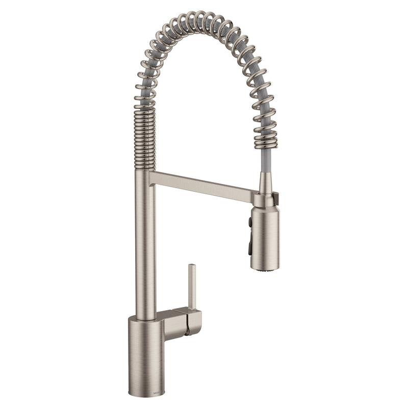 Align Single Handle Pre-Rinse Pull Down Spot-Resist Kitchen Faucet, Stainless Steel W1978