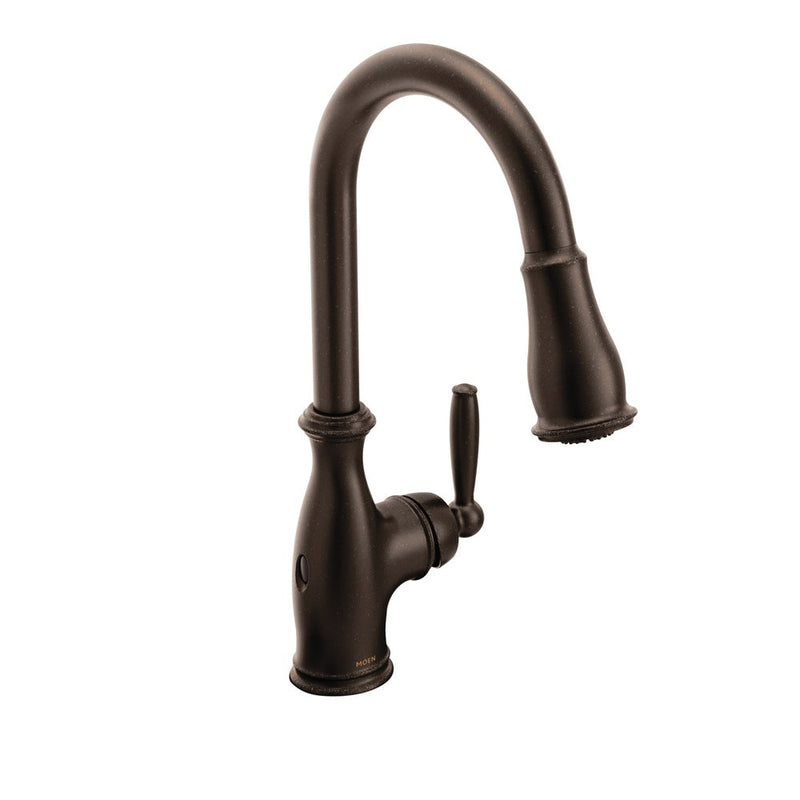 Arbor Single Handle Touchless Sprayer Kitchen Faucet with & Power Clean, Oil Rubbed Bronze S0015