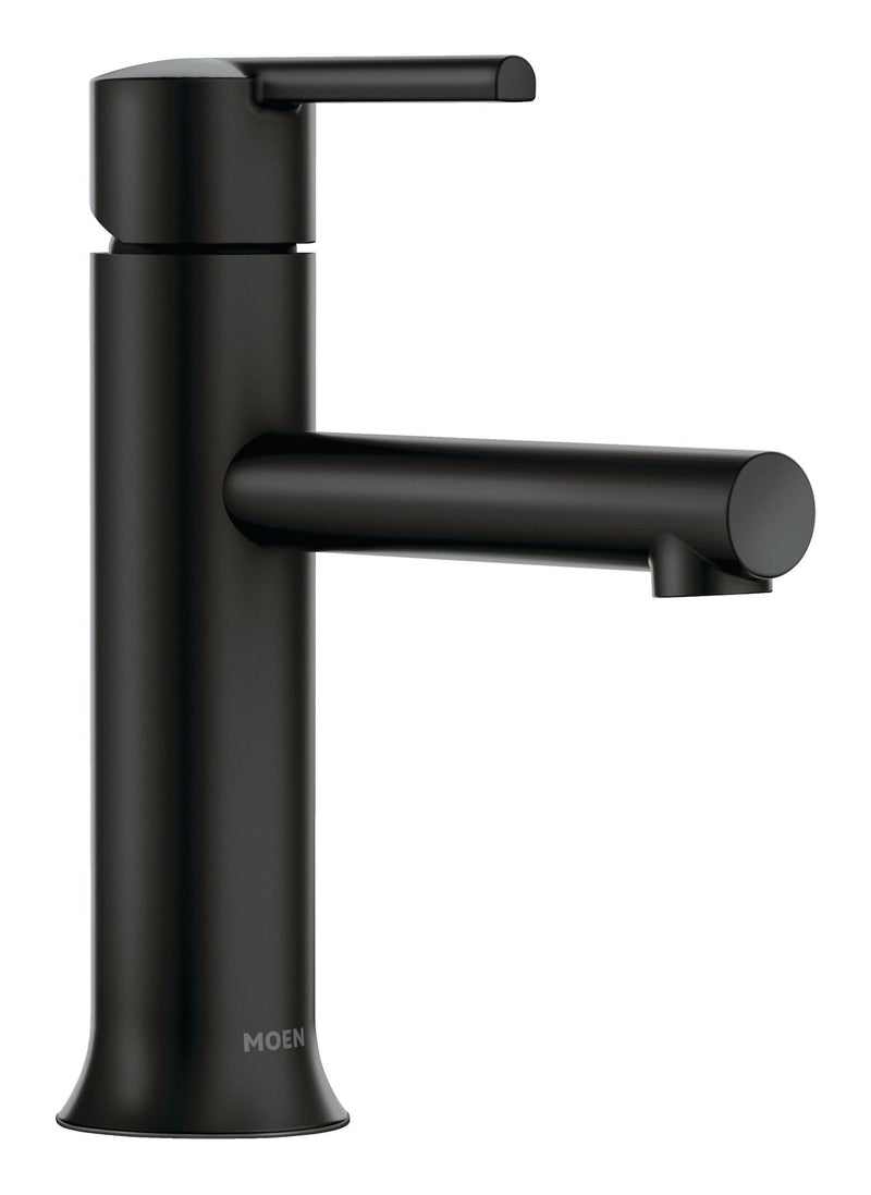 Arlys Single Handle Bathroom Faucet, Matte Black R6213