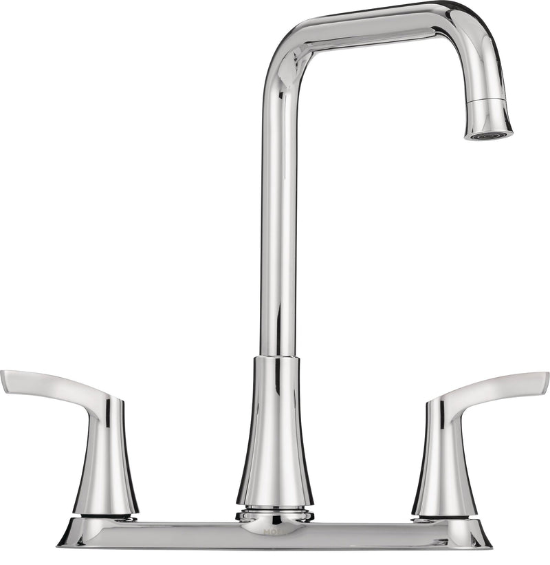 Danika Double Handle Kitchen Faucet, Chrome U2547