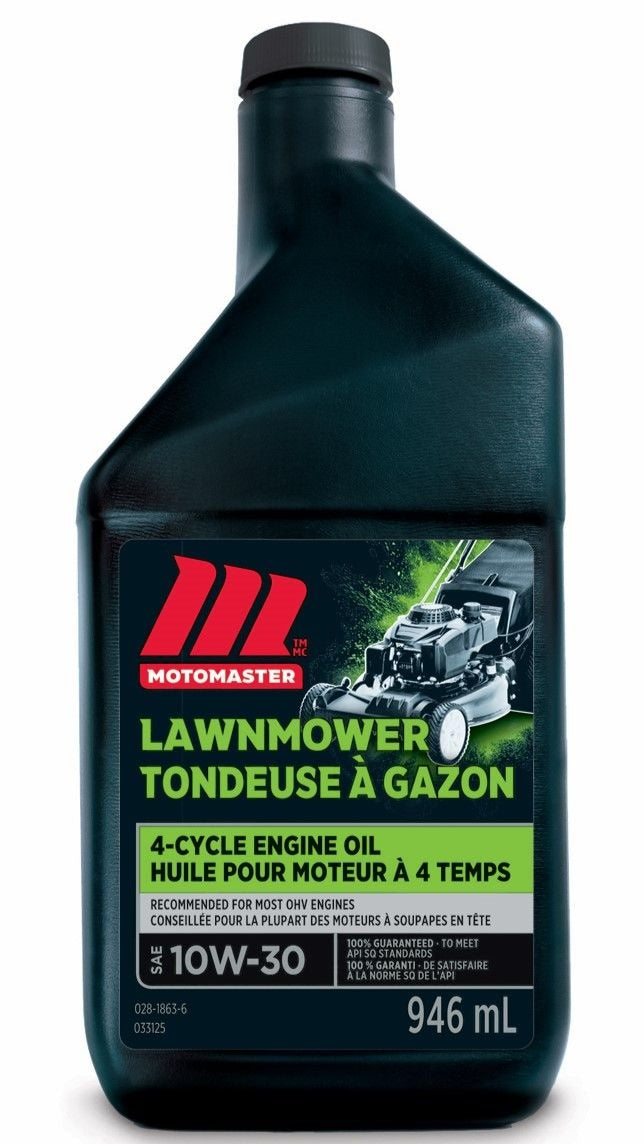 4-Stroke Lawnmower Engine Oil 10W30, 946-mL B1942