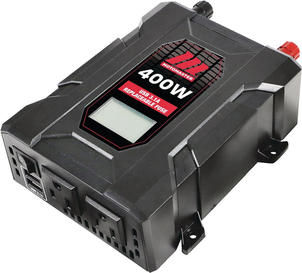 400W Power Inverter with LCD Screen, Grey V6516