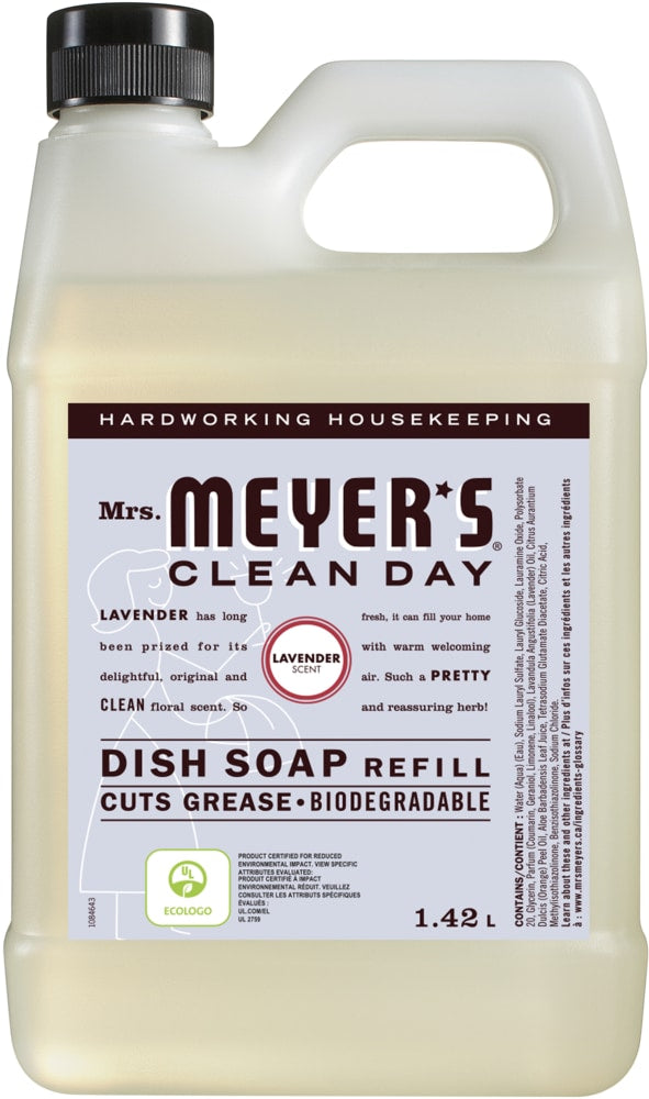 Clean Day Liquid Dish Soap Refill, Assorted Scents, 1.42-L G4471