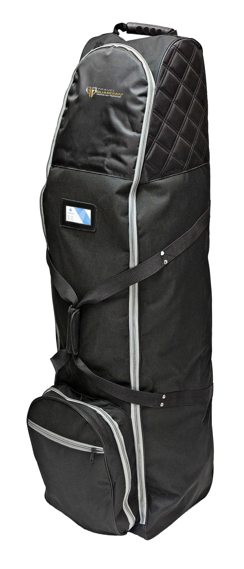 Premium Travel Golf Bag Cover with Quilted Protection & Extra Storage, Black L6270