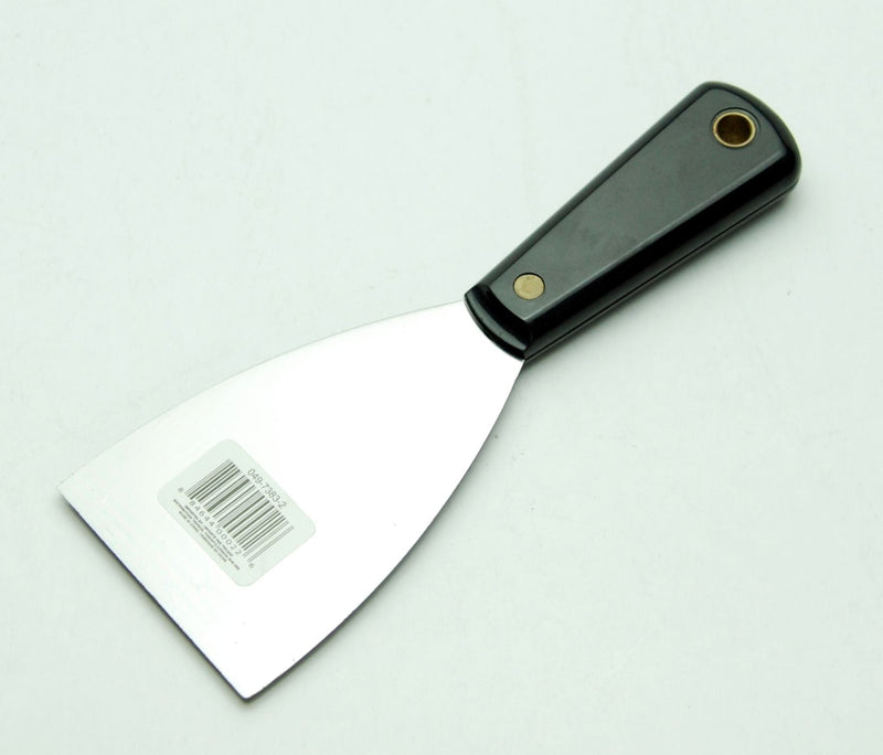Multi-Purpose Flexible Carbon Steel Wall/Paint Scraper & Spackling/Putty Knife, 3-in J5526