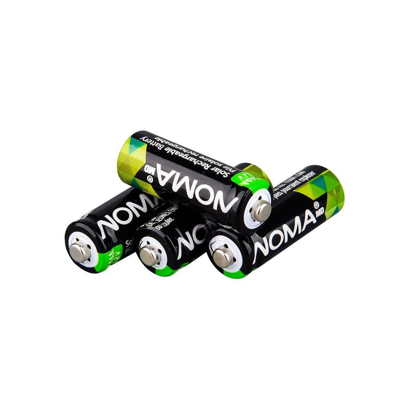 2/3 AAA Ni-MH 200mAh Rechargeable Batteries for Solar Lights, 1.2V, 4-pk V8295