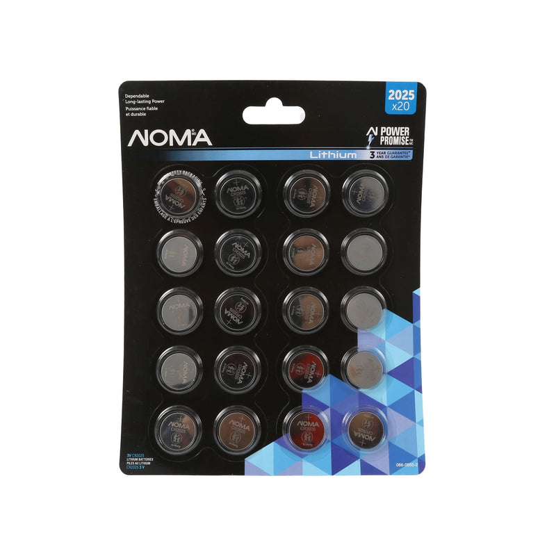 CR2025 Button Cell Batteries, 20-pk I6414